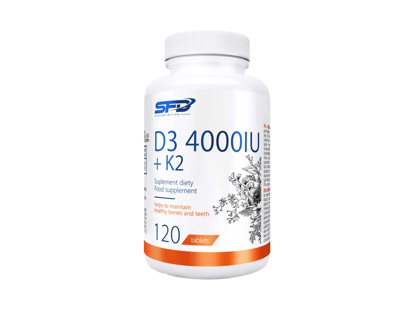 SFD NUTRITION - VITAMIN D3+K2