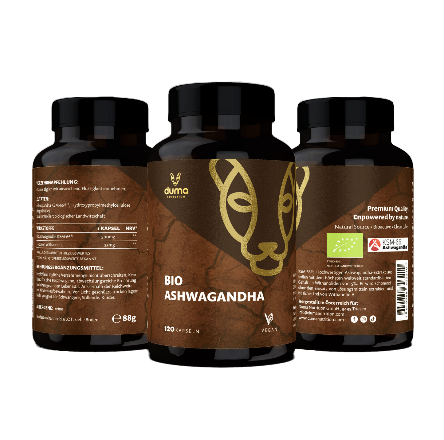DUMA NUTRITION - BIO ASHWAGANDHA KSM-66